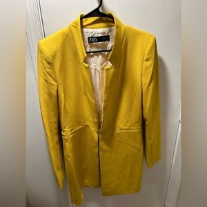 Zara yellow blazer